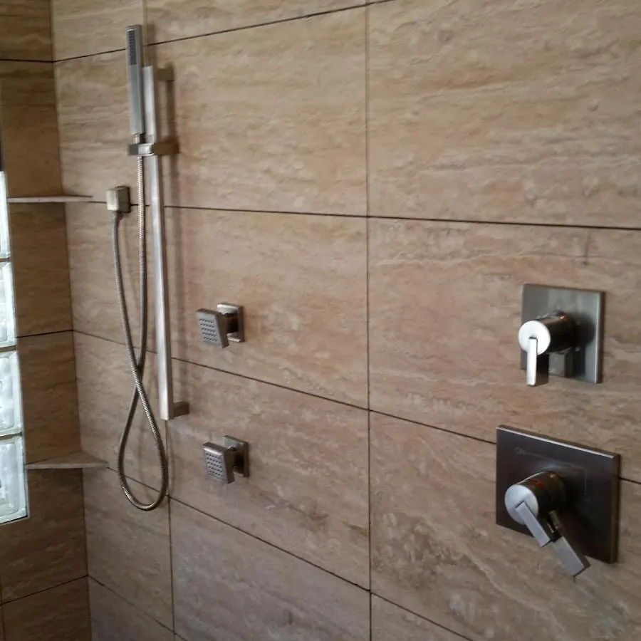 Shower fixture installation for Water Heater Replacement in Lakewood